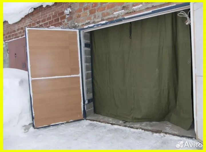 Шторы пологи из брезента на ворота в гараж тенты Р