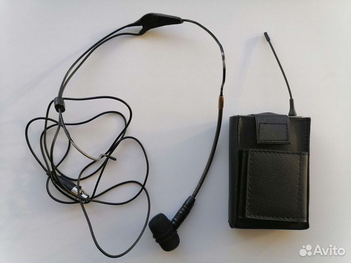 Радиосистема,передатчик поясной,головной микрофон