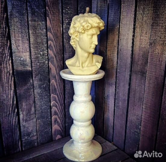 Бюст давид свеча