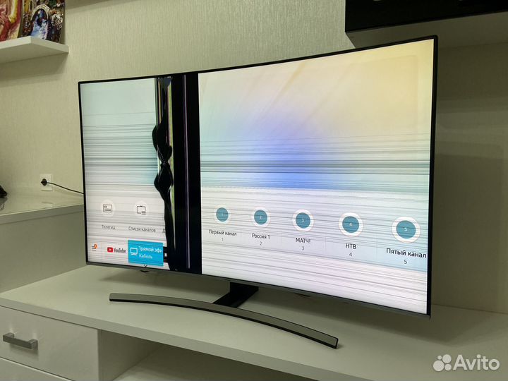 Телевизор битый samsung