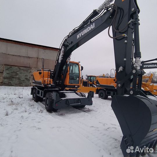 Колёсный экскаватор Hyundai R210W-9S, 2023