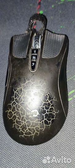 Мышь проводная A4Tech Bloody Blazing A9/A90 черный