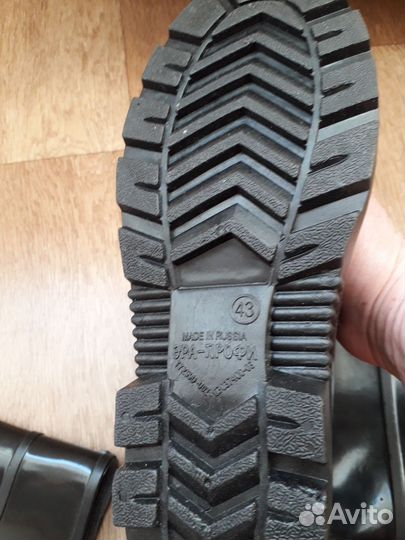 Сапоги литые резиновые мужские