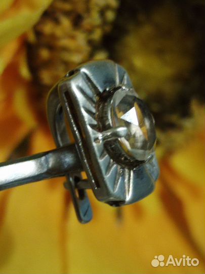 Серебро Горный Хрусталь Прекрасные Серьги