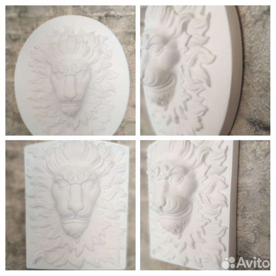 Барельеф на стену, бюст гипсовый