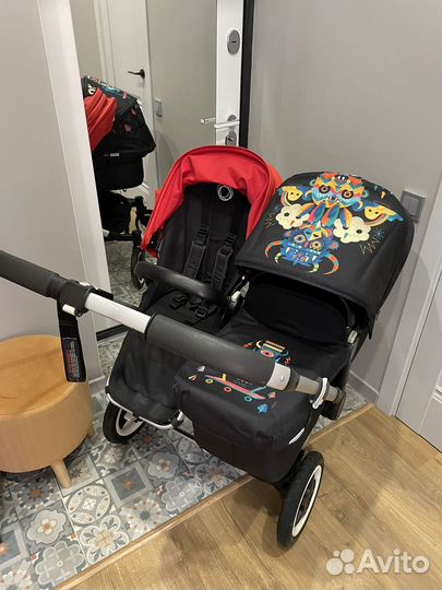 Коляска для двойни и погодок bugaboo donkey twin