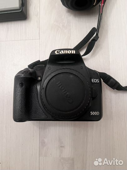 Зеркальный фотоаппарат canon 500d