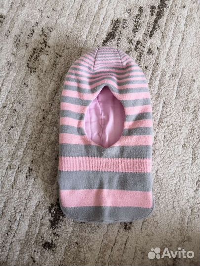 Шлемы зимние на девочку 50-52