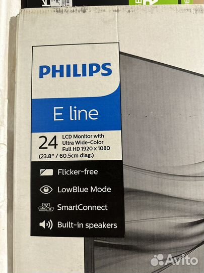 Монитор philips 24/ 75гц/24 дюйма