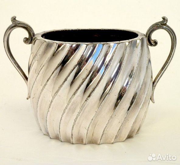 Сахарница Англия W A серебрение