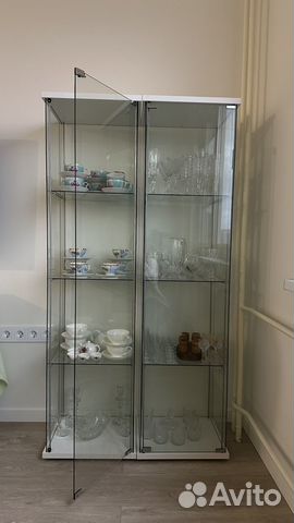 Стеклянная витрина IKEA detolf купить в Москве | Товары для дома и дачи ...