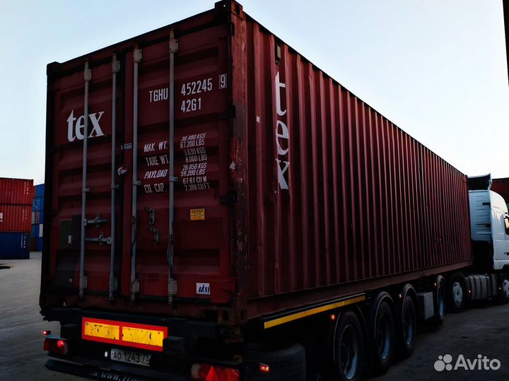 Морской контейнер 40 футов бу