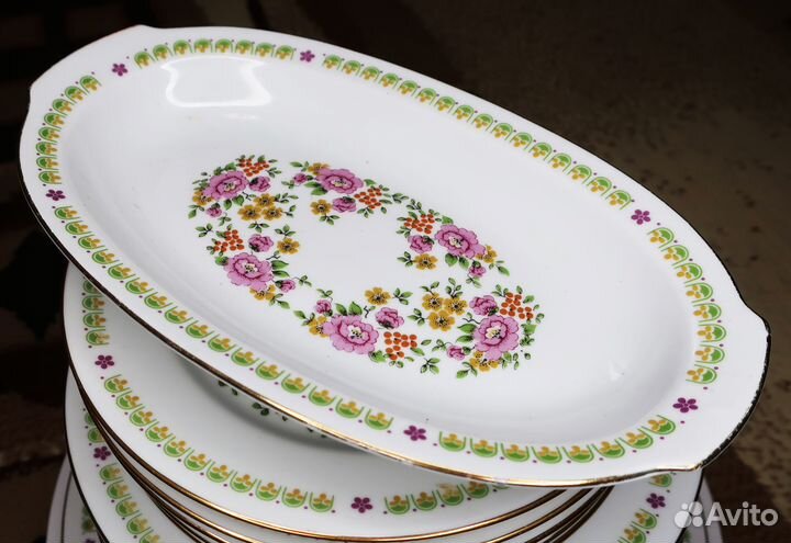 Чайно-столов сервиз Henneberg Германия на 6 персон