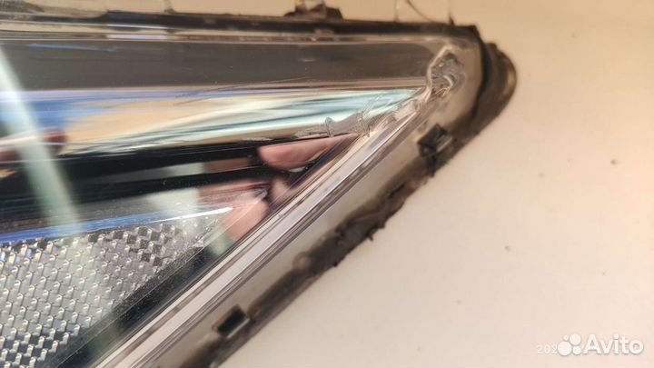 Стекло фары Outlander 3, левое + герметик