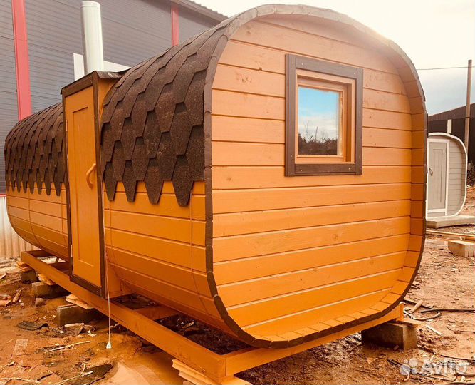 Бани-бочки квадро с доставкой