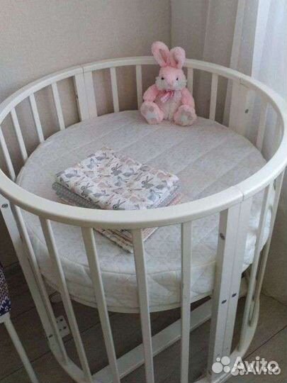 Детская кроватка круглая