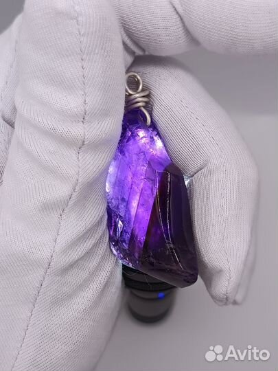 Подвеска Темный Аметрин