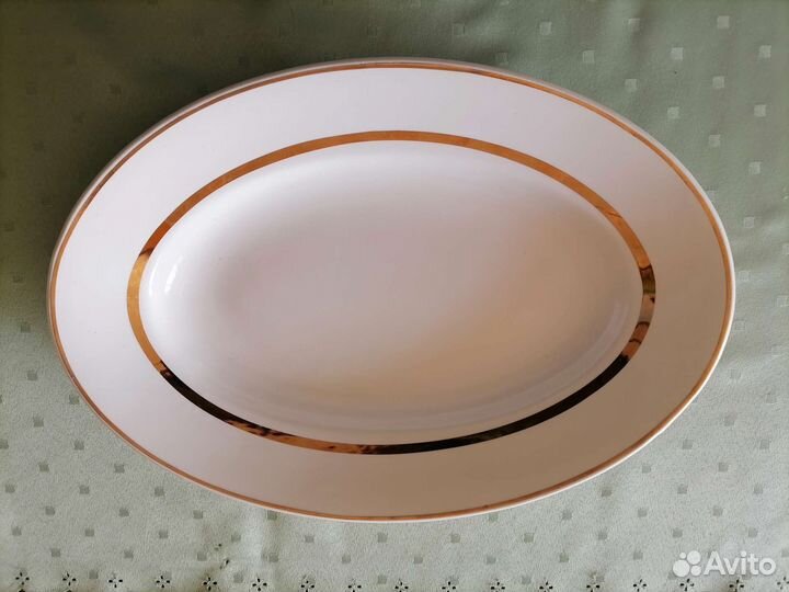 Супница и овальное блюдо винтаж