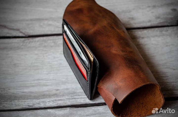 Картхолдер из натуральной кожи