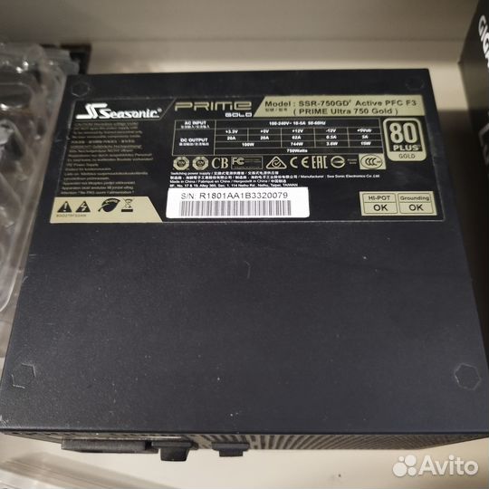 Блок питания Seasonic prime GX-750 750W Gold