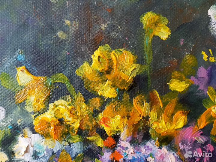 Осенний букет, картина маслом