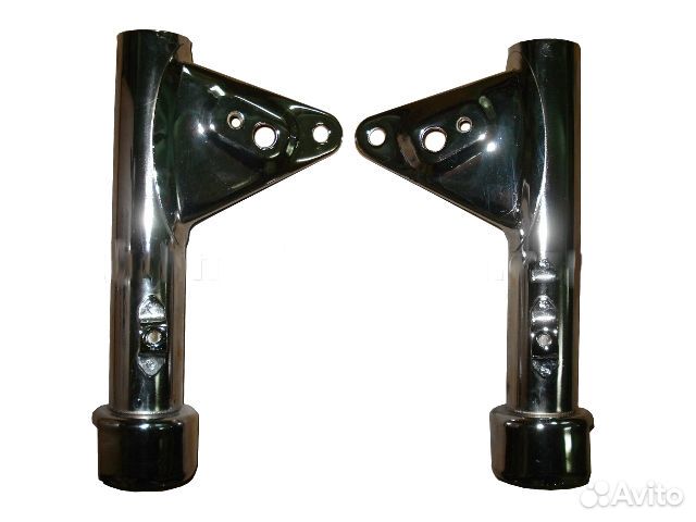 Кронштейн крепл.фары (уши) хром Alpha