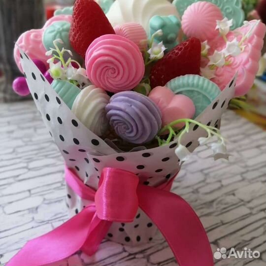 Мыло ручной работы букеты