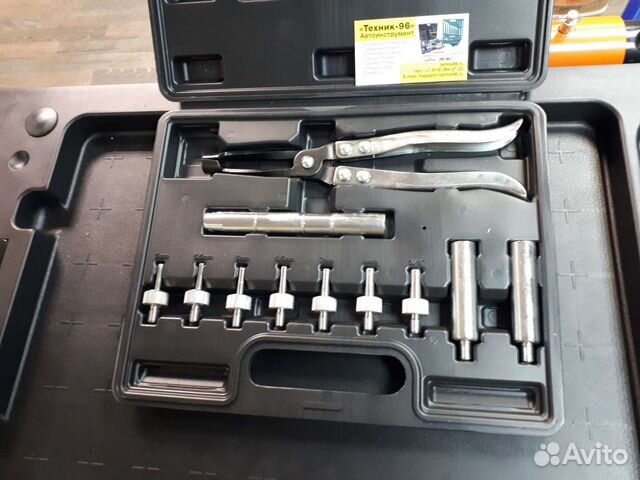 Набор для замены колпачков и направляющих клапана