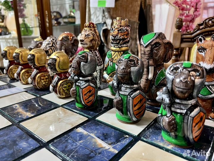 Деревянные шахматы