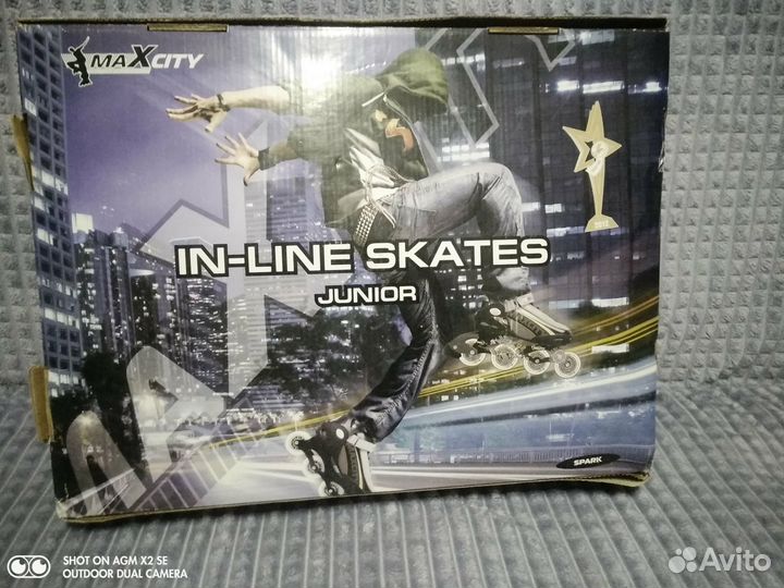 Коньки роликовые Spark Gold (р.40-43)