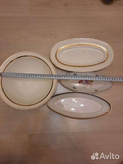 Селедочницы и тарелка глубокая СССР. Цена за все