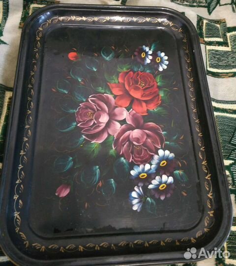 Жостовская роспись поднос СССР