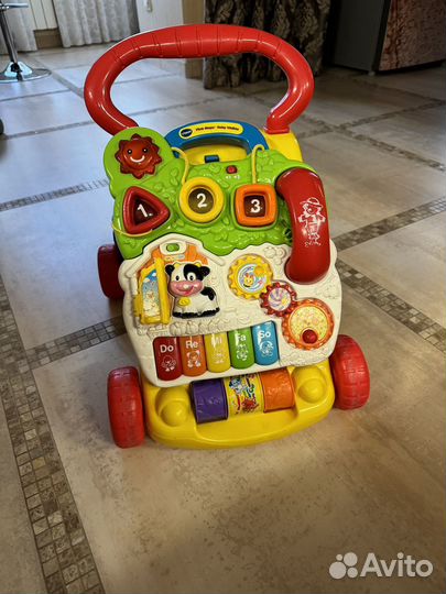 Ходунки каталка музыкальная vtech