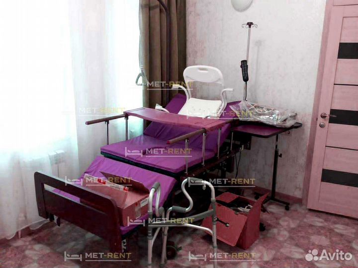 Кровать для лежачего больного на автоматике с WC