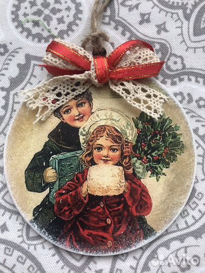 Елочные игрушки Винтажные