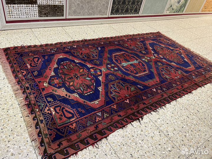 Ковер-Сумах 30-г 20 века. Ручная работа. Шерсть