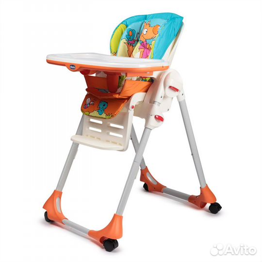 Стульчик для кормления chicco polly