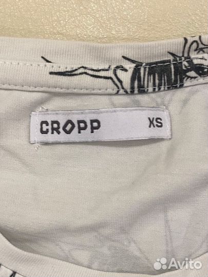 Топ белый cropp