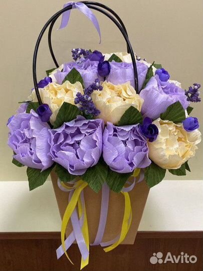 Сладкий букет с конфетами