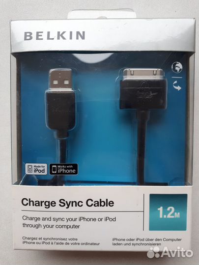 Кабель зарядки Belkin для iPhone 4-4S