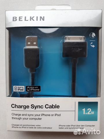 Кабель зарядки Belkin для iPhone 4-4S