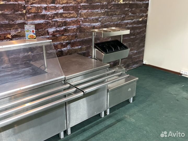Линия раздачи для столовой бу