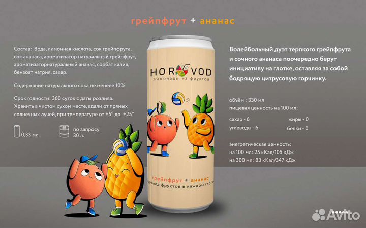 Контрактное производство лимонадов