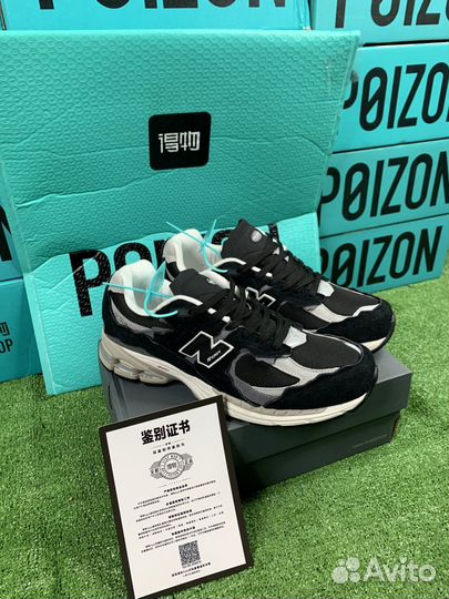 New Balance 2002r Black Оригинал (Poizon)