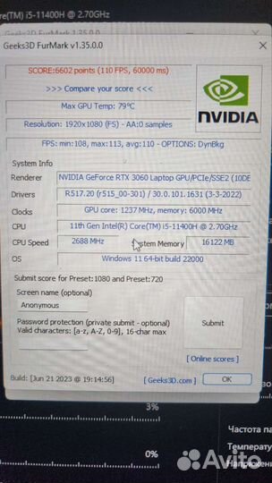 Asus TUF GAming FX706HM (RTX3060 + i5 11400H)