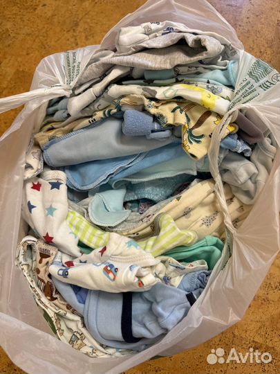 Вещи пакетом для новорожденного мальчика