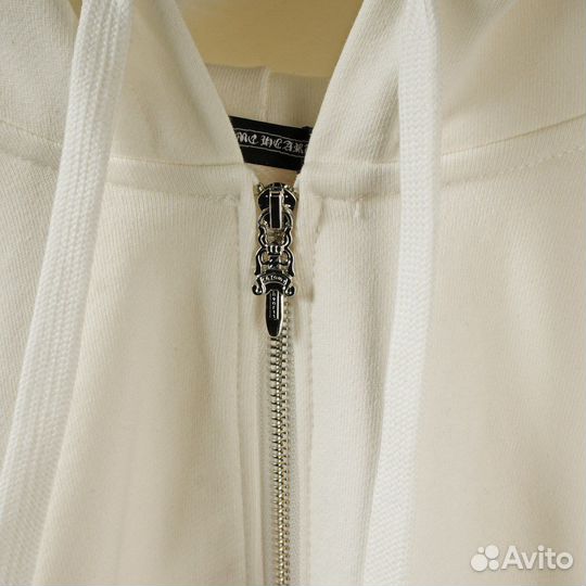 Зип худи Chrome Hearts kiss logo