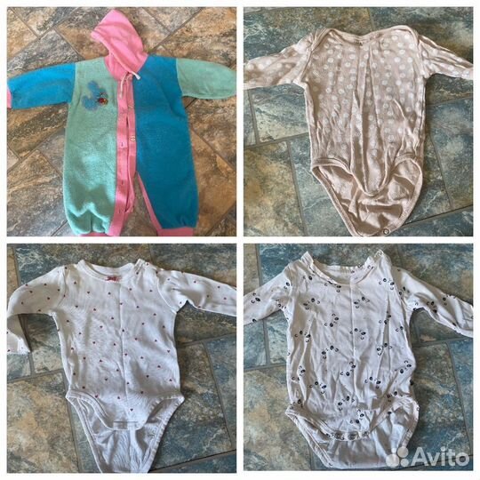 Вещи пакетом для девочки от 0 до 8месяцев