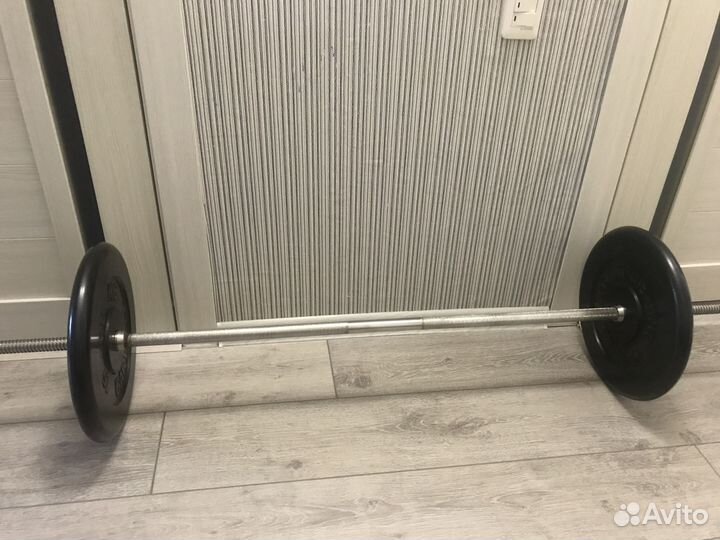 Штанга гриф блины бу