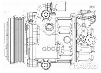 Компрессор кондиционера VW Polo Sedan (11) 1.6